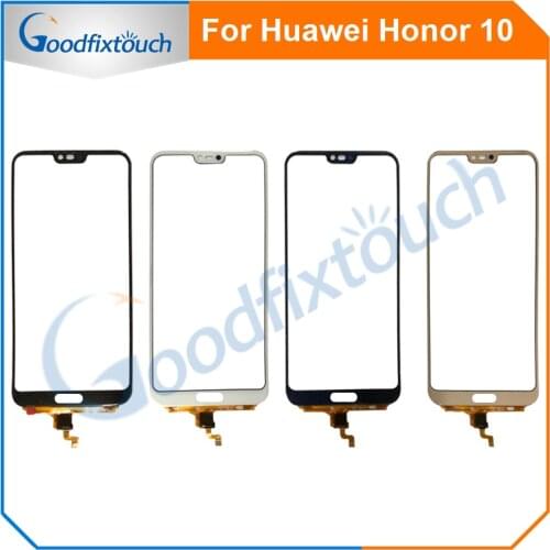5pcs Touch Screen For Huawei Honor 10 Touch Screen Digitizer Sensor Front Glass Lens For Huawei Honor10 Touch Panel Replacement