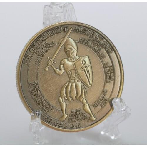 Helmet of Salvation Souvenri Coin Put on The Whole Armor of God Commemorative Coins