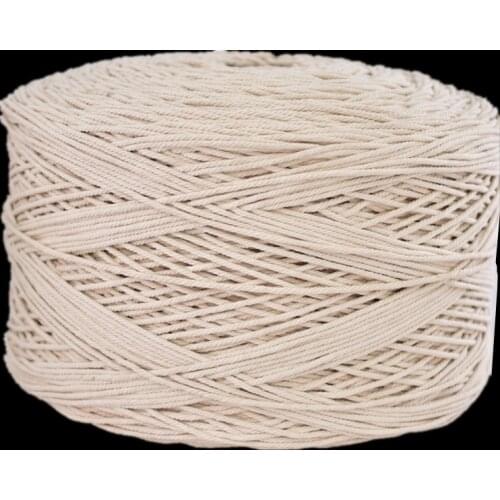 3mmX1500m Macrame Cord String Thread White 100%Cotton Rope Handmade Diy Braided Rope Crafts Decorative Rope Clothing Accessories
