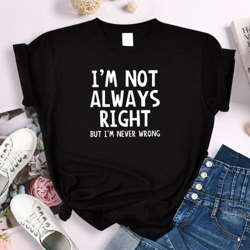 Womens T-Shirt Cool Interesting Letters Printed Tees Female Summer Oversized Tshirt Woman Round Neck Casual Tshirt Tops