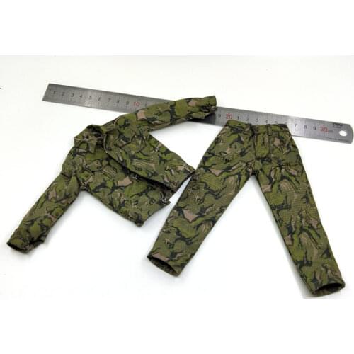 Scale 1/6 DAMTOYS DAM 78078S Russian Sniper SVD Man Green Camouflage Combat Suit Model For Usual 12inch Doll Action Collectable