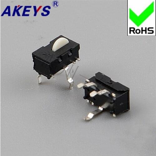 10pcs KFC-V-104 Round Head MS-1106R-3P Detection Travel Detection Bidirectional Limit Detection Fretting Switch