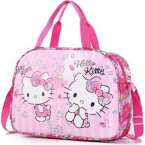 2021 Sanrio Hello Kitty Cartoon Messenger Bag Cute PU Waterproof Handbag Shoulder Messenger Bag