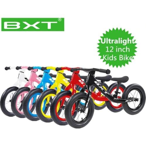 BXT 12inch Carbon fiber Frame Children Bicycle carbon Kids balance Bicycle For 2~6 Years Old Child carbon complete bike for kids