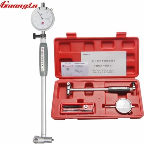 GUANGLU Dial Indicator Bore Gauge 50-160mm Center Ring Dial Indicator Measuring Gage
