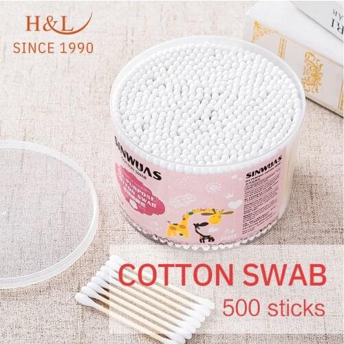 H&L SINCE 1990 Grafted False Eyelash Cotton Swab Medical Disposable Cotton Swabs Unloading Cotton Swabs