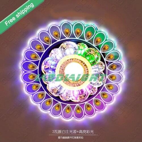 Sale Ceiling Lights Free Shipping 9w Crystal Led Fixture Lighting Corridor Hallway Lights For Living Room Lamp