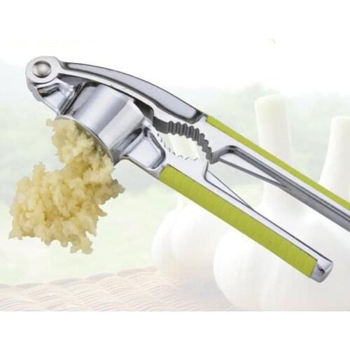 1PC LONGMING HOME New Stainless Steel Kitchen Vegetable Tool Alloy Ginge Crusher Garlic Presses with Nut Cracker OK 0512