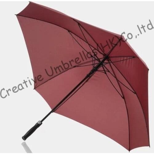 Square shape,130cm diameter golf umbrella,universal firgured shape.14mm fiberglass shaft and 3.5mm fiberglass ribs,drop shipping
