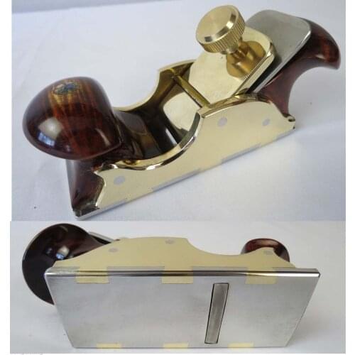Top level Stainless Steel flat bottom brass planes 4 1/4",woodworking plane