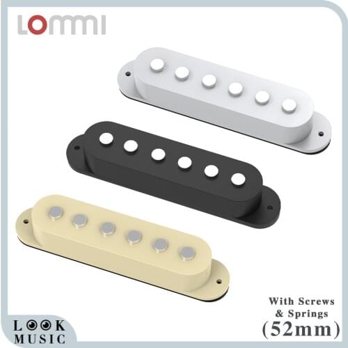 LOMMI Ceramic Magnet Electric Guitar 52mm Bridge Sound Pickup Single Coil Guitar Pickup for ST Electric Guitar Replacement Part