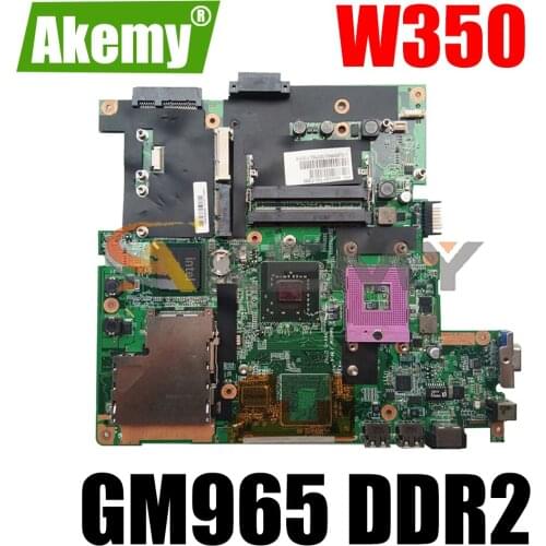 AKEMY MBW020B006 MB.W020B.006 For Gateway W350 Laptop Motherboard 40GAB1700-F503 GM965 DDR2 Main board