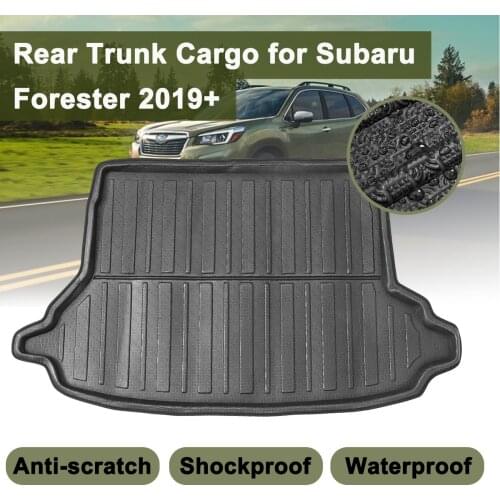 For Subaru Forester 2019+ Floor Mat Liner Carpet Tray Car Boot Cargo Liner Tray Trunk Waterproof Car Styling Auto Floor Mat part