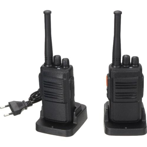 2pcs Mini Walkie Talkie 2-Way Radio Long Range 16CH 400-470MHz Professional CB Radio Station Portable Hunting Camping Supplies
