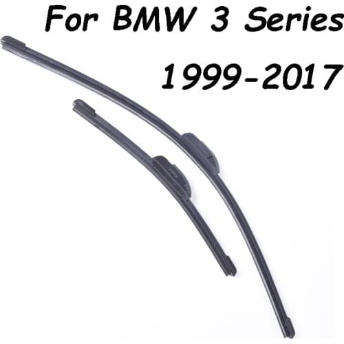 Front Wipers Blades For BMW 3 Series E46 E36 E46 E90 E91 E92 From 1999 2000 2001 2002 to 2017 Car Accessories Wipers Car styling