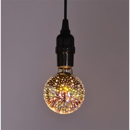 G80 3d Fireworks Glass Led Lamp Christmas Decoration Creative Light Bulbs For Home Ceiling Lights Tubes Lighting Living Room