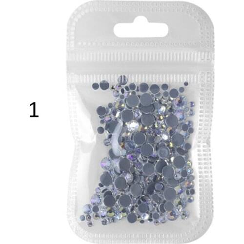 Bag Package Mix Size Nail Rhinestones Nail Art Stone Opal Nails Diamond Decoration Charms Manicure 3D Shiny For Nail Tips