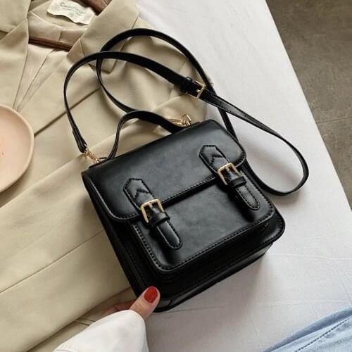 2021 New Fashion High quality PU Leather Womens Designer Handbag Vintage Bags Ladies Shoulder Messenger Bag Female Mini BAG