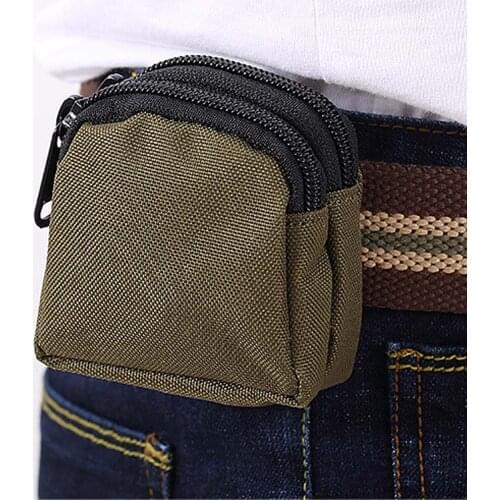Tactical Molle EDC Pack Waist Bag Practical Coin Purse Military Earphone Money Bag Camping Hiking Pouch