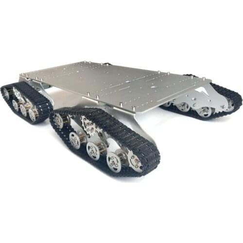 TS900 Shock 4WD tank Intelligent Metal Tank Chassis, High Torque Motor and Remote Control, for cross country climbing obstacle