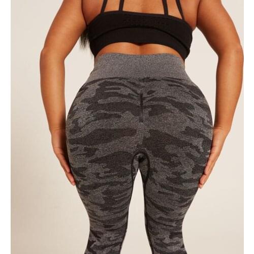 Women Vital Seamless Yoga Pants Camouflage High Elastic Push Up Gym Leggings Sport Fitness Running Leggings Female Slim Trousers