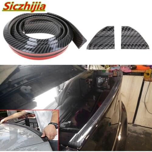 1.5 m carbon fiber car rear lip bumper separator spoiler for Buick Regal Lacrosse Excelle GT/XT/GL8/ENCORE/Enclaves/Envision
