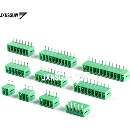 10PCS KF2EDGR-3.5-2/3/4/5/6/7-12P Curved pin socket 3.5mm spacing Pluggable Terminal block PCB CONNECTOR PLUG-IN TEMINAL BLOCK