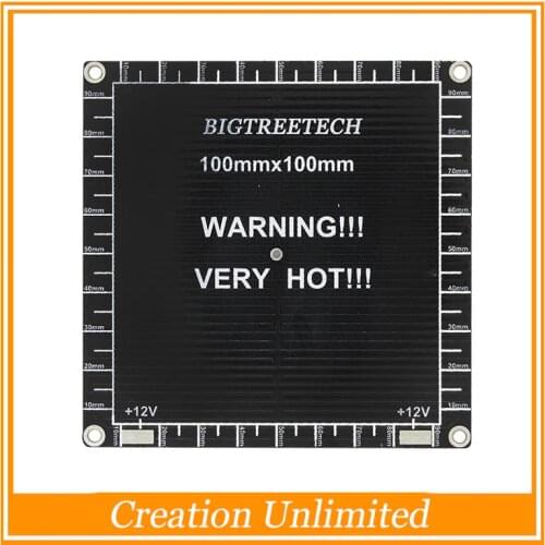100*100*2mm Mini Aluminium Heatbed Heat Plate for 3D printer 3d0353