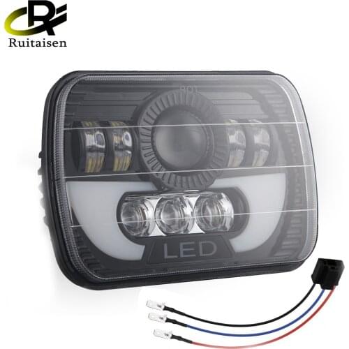 30000LM 7x6/ 5x7 inch 300W LED Headlight Rectangular Hi-Lo Light for Car Truck SUV EV-CSP LED