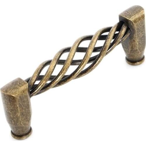 5Pcs/Lot New modern design Antique birdcage Cabinet Handle and Knobs ( C:C:96MM L:108MM )