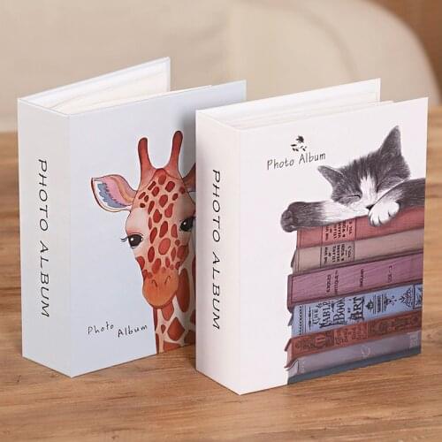 6 Inch Photo Album 100 Pockets Picture Storage Scrapbooking Sticker Case Cartoon Photo Album Book Frame for Children Gift