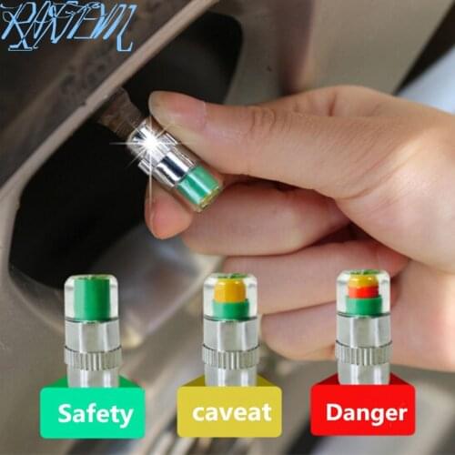 Auto Tire Air Pressure Valve Indicator Alert For Fiat Panda Bravo Punto Linea Croma 500 595 Accessories