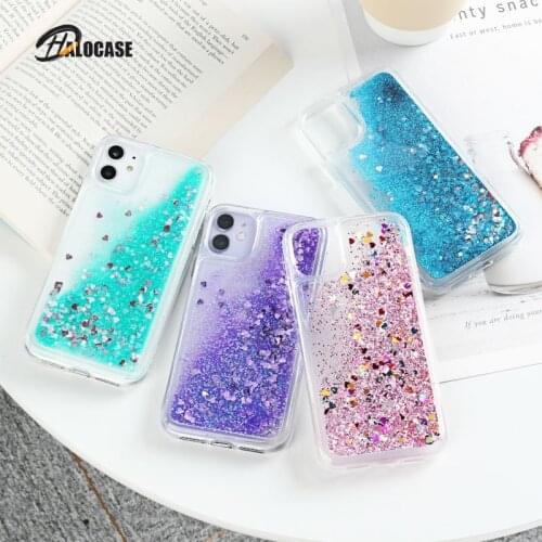 Glitter Liquid Quicksand Case For iPhone 12 11 Pro Max Cases Luxury Cover On iPhone XR XS Max X 6 6S 7 8 Plus SE 2020 Cover Capa