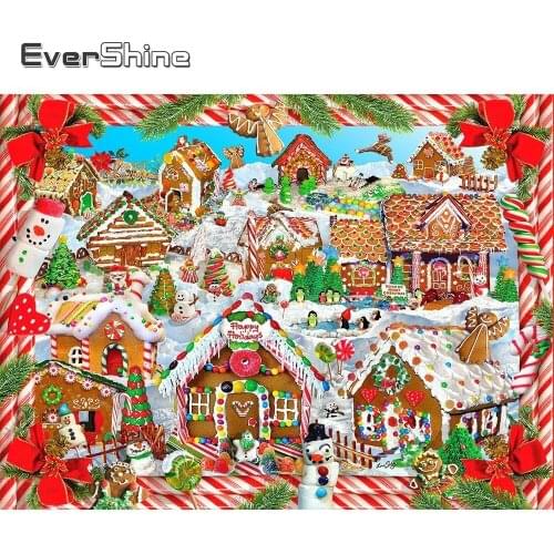 EverShine Diamond Embroidery Scenery 5D DIY Diamond Painting Full Square Rhinestones Cartoon Cross Stitch Diamond Mosaic Gift
