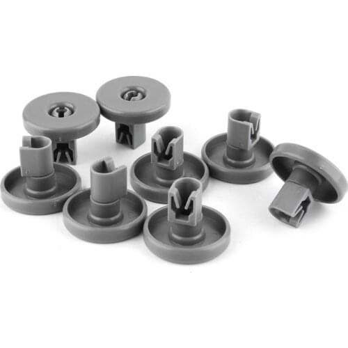 8 Pcs Dishwasher Spare Rolls Parts Baskets Kits For AEG Favorit Privileg Zanussi etc