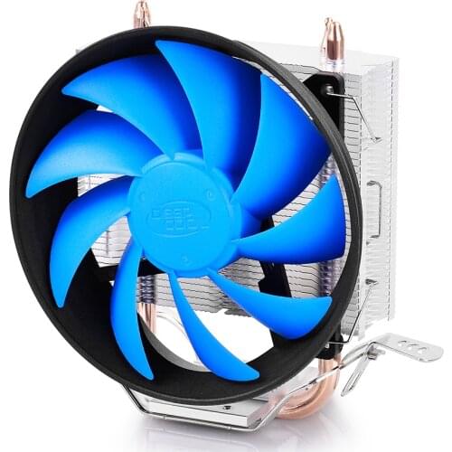 DEEPCOOL GAMMAXX 200T CPU Cooler PC Desktop Computer radiator 2 Heatpipe 120mm fan CPU Cooling For LGA775 1150 1155 1156 AM4 AM3