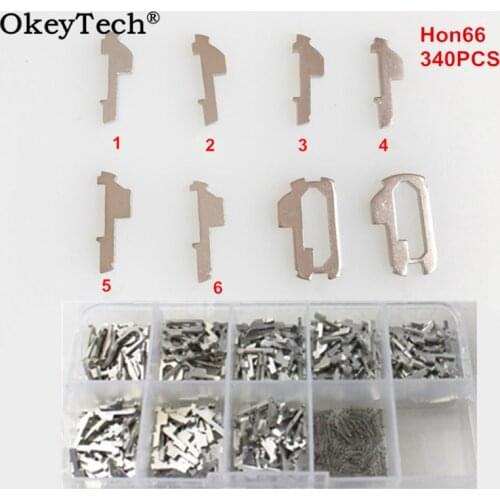 Okeytech 340PCS/Lot Car Lock Plate For Honda HON66 Lock Reed Auto Lock Repair Accessories Locksmith Brass Material