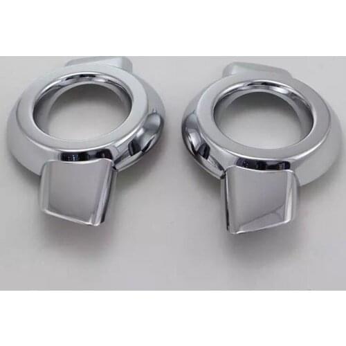 For Renault Kwid 2016 2017 LHD Auto Parts ABS Chrome Front Foglight/Fog Lamp Cover Auto Accessories