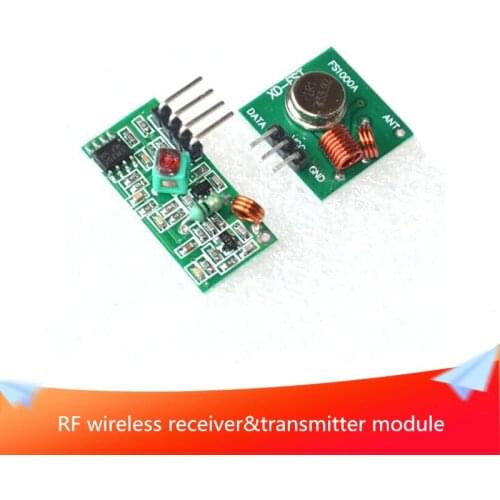 RF Wireless Receiver & Transmitter Module Board Super-regeneration 315/433MHZ DC5V (ASK /OOK) for Arduino