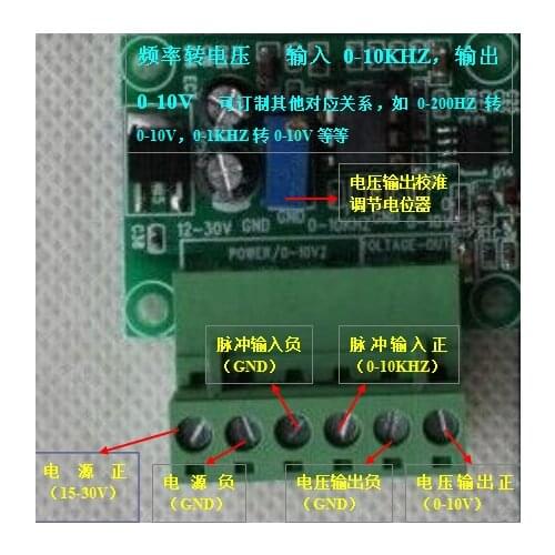 F/V Conversion Module Frequency Conversion to 0-10V/5V Voltage Digital to Analog Inverter Module