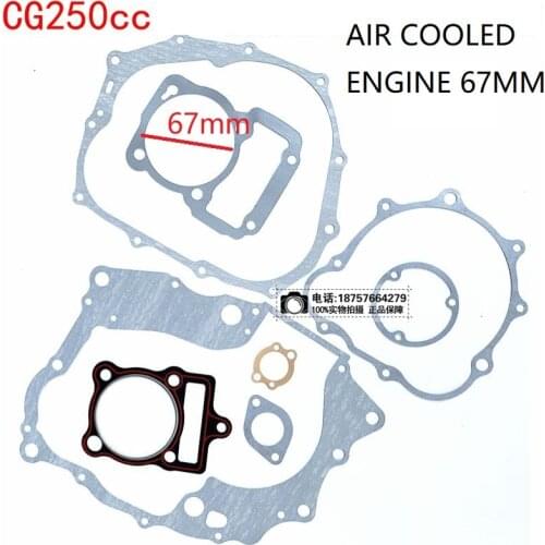 Zongshen loncin lifan engine gasket Motorcycle Cylinder Head Gasket For CG125 XR125L CG150 CG175 CG200 CG250