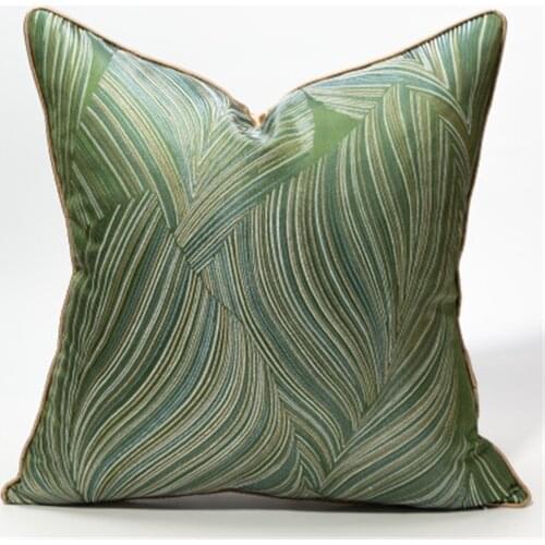 Luxury Green Cushion Covers Decorative Pillow Cases Throw Pillowcases 45 x 45 Cushion for Sofa Bedroom