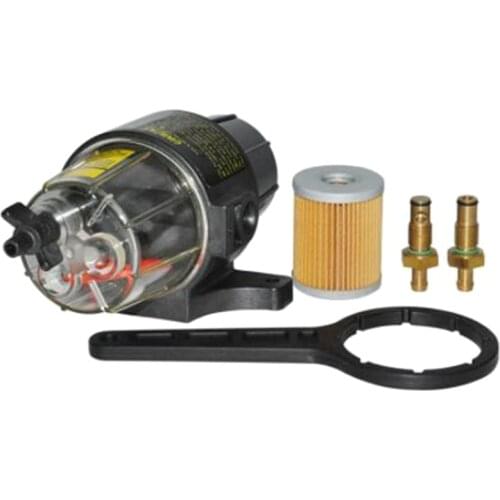 Yacht Engine UF-10K Fuel Filter Assembly-Transparent Bowl for All Outboard Engine Fuel Tanks