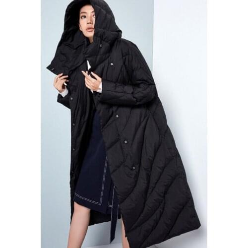 Unique Design Women Down Coat Large Hood Down Coat Jacket Winter Coat Jacket