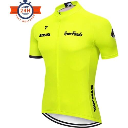 Short Sleeve Cycling Jersey STRAVA Summer Mountain Bicycle Clothing Maillot Ropa Ciclismo Racing Bike Clothes Cycling Clothing