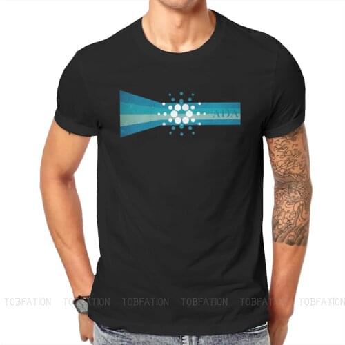 Cardano Vintage Cryptocurrency Crypto Miner T Shirt Vintage Fashion Big size O-Neck TShirt Top sell Harajuku Mens Streetwear