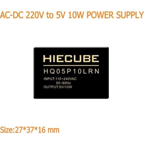Waterproof AC-DC 220 V to 5V 2A 10W power supply module transformer module HQ05P10LRN 220v to 5v Switching Power X9854