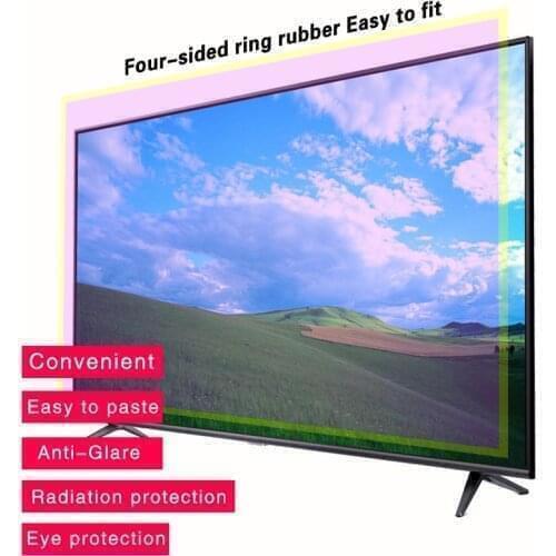 Veedooca 49‘’-52‘’TV Screen Protector Film Anti-blue Ray Eye Protection Film Screen Protective Film Blue Reduce Anti-radiation