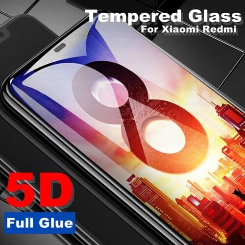 Full Glue 5D Tempered Glass For Xiaomi Mi8 Mi 8 SE Mi 5X A1 6X A2 Lite Mi 6 Redmi 6 5 Plus S2 Pocophone F1 Screen Protector Film