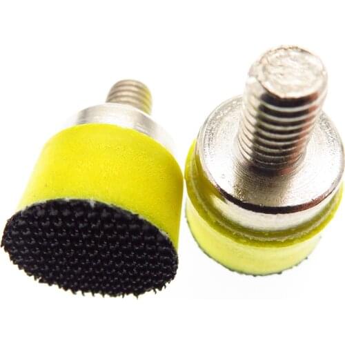 1 Pcs 15mm M6 Thread Sander Backing Pad Sanding Pad for Hook and Loop Discs Power Tools Accessories (Pack of 1)